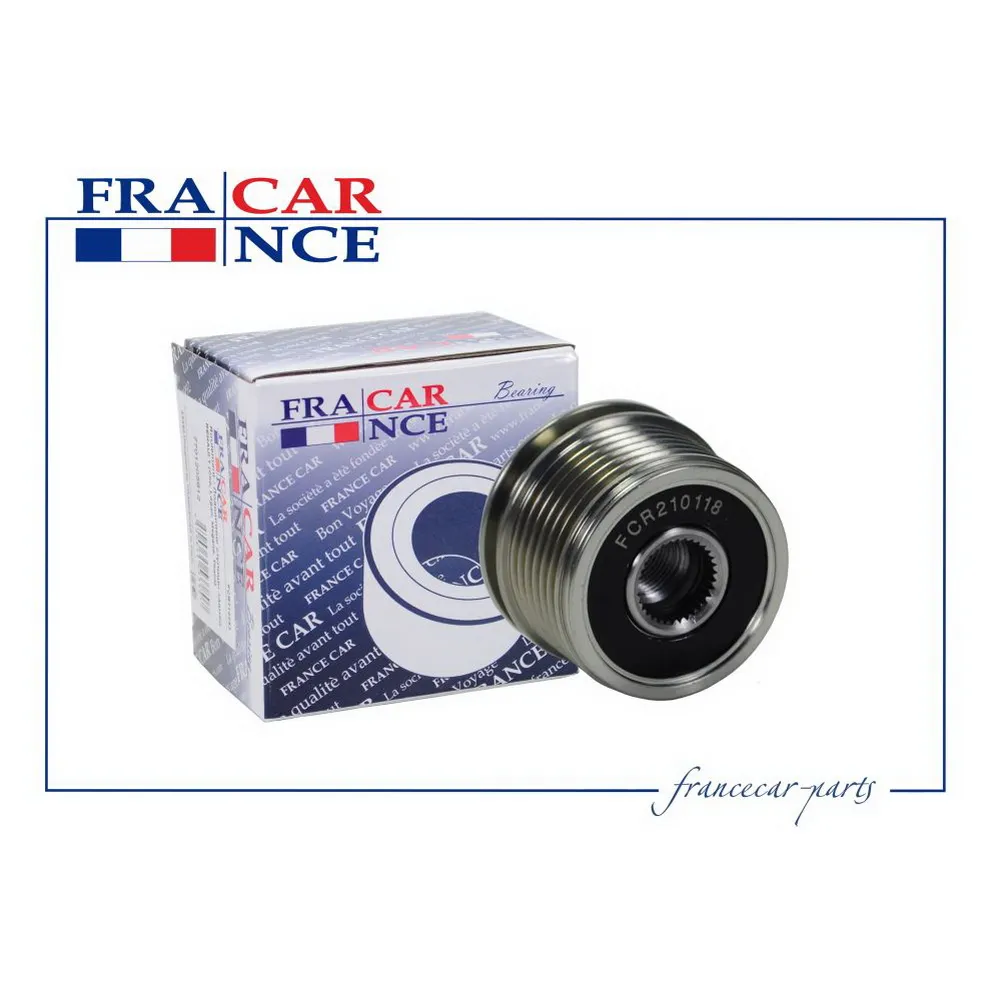Шкив генератора с механизмом свободного 6 ручейков 7701477689 / FCR210118 FRANCECAR