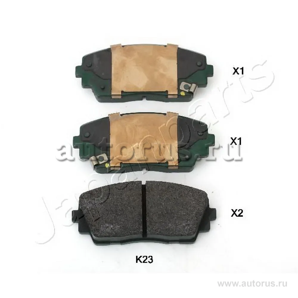 Колодки тормозные KIA PICANTO 11- передние JAPANPARTS PA-K23AF