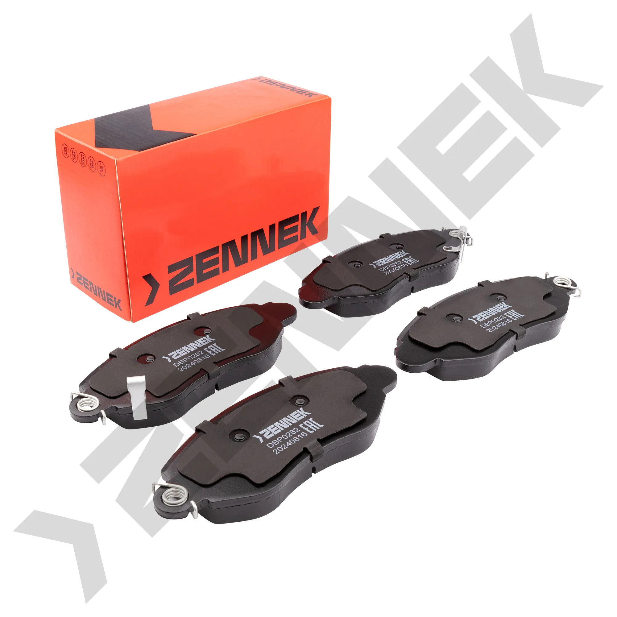 Колодки тормозные дисковые передние FORD TRANSIT 00-06, ZENNEK DBP0282