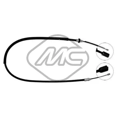 Трос ручника REN CLIO ALL 1/6-1/9DS (DISC BRAKE) SX-LH Metalcaucho 83076