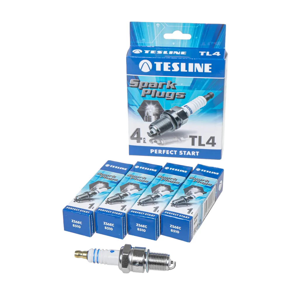 Свечи зажигания к-т 4 шт.(5637) BP6ES LADA 2101-2107 двиг. 8V карбюратор TESLA TL4