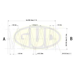 ПРУЖИНА ПЕР Renault Megane 1.9DCi/2.0 16V 02 G.U.D GCS072954