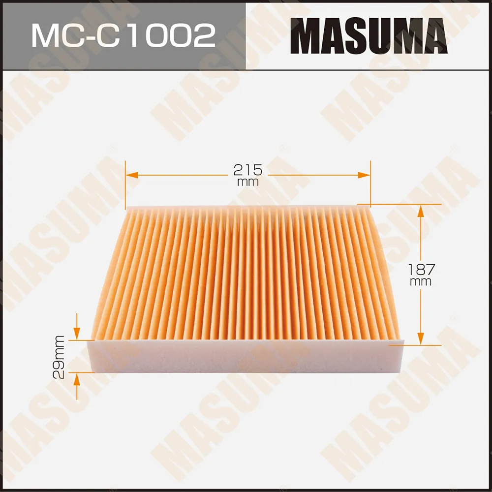Фильтр салонный TOYOTA ALPHARD MASUMA MC-C1002