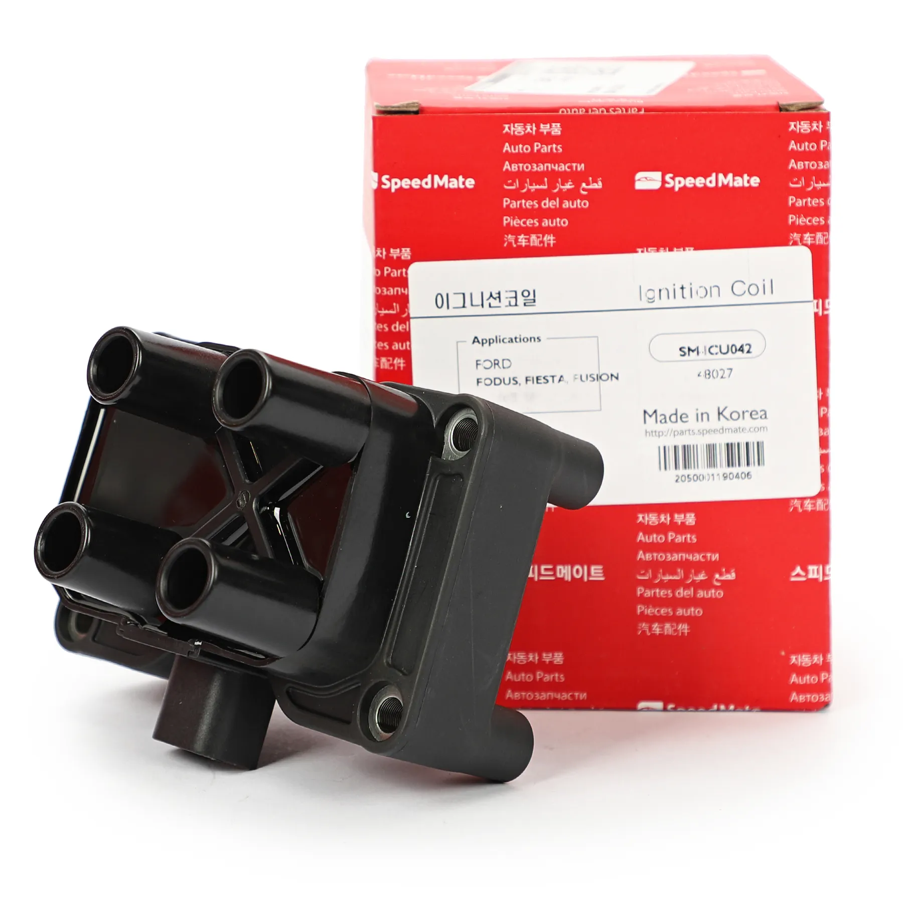 Катушка зажигания FORD Focus II,C-Max,Focus III,Fiesta V,VI,Fusion,Mondeo III,IV/VOLVO S40 II,V50,C3 SPEEDMATE SM-ICU042