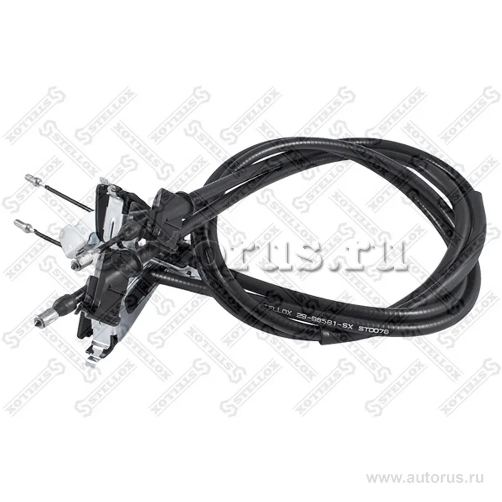 Трос ручного тормоза Ford Focus 99> drum STELLOX 29-98581-SX