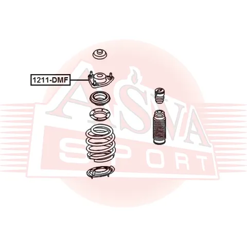Опора амортизатора ASVA 1211-DMF