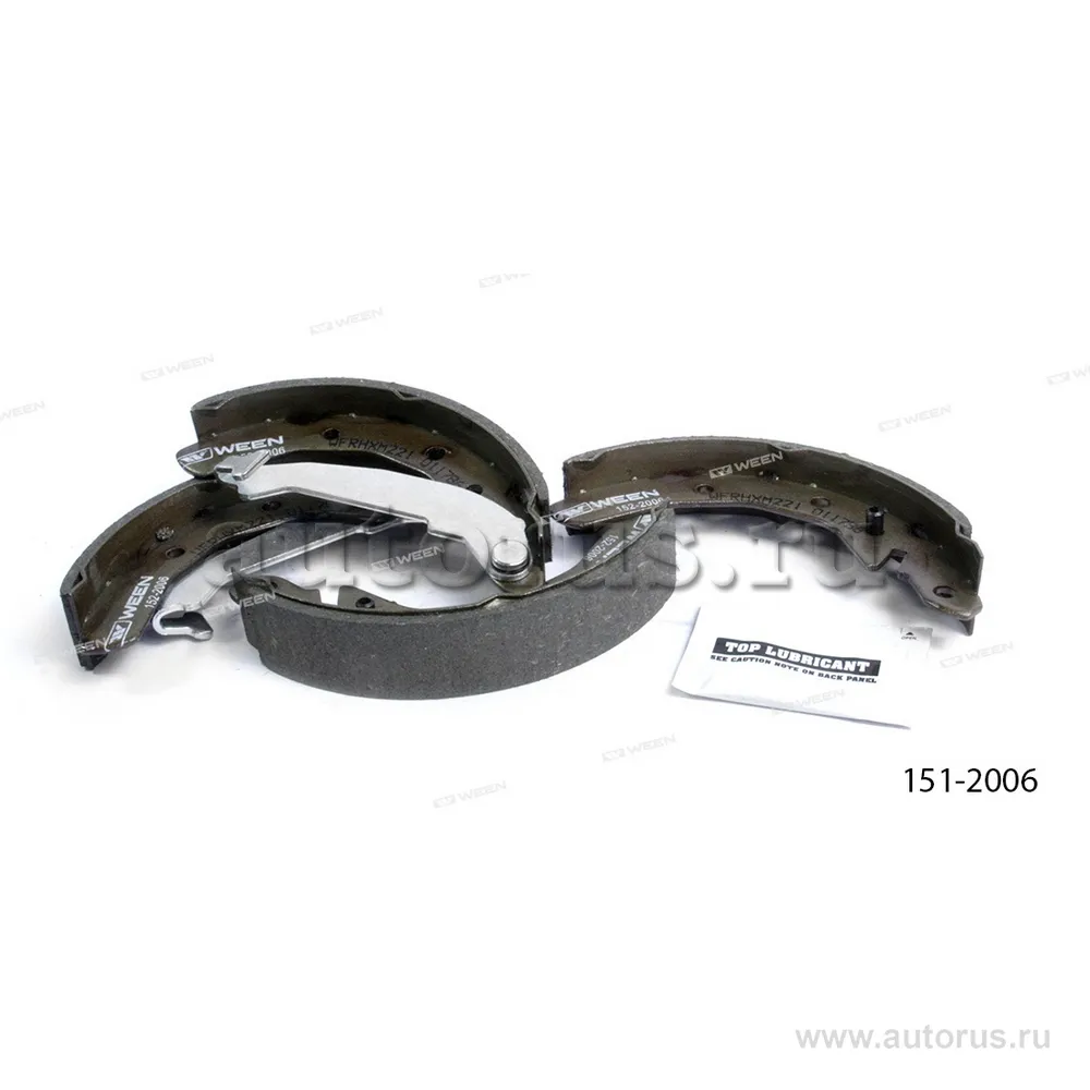 Колодки барабанные WEEN 152-2006