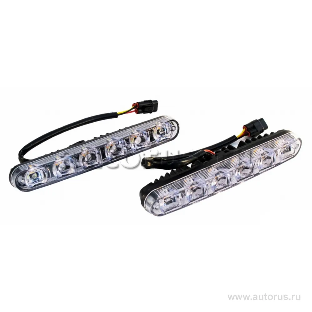 Ходовые огни DRL-HP-6 (пласт.корп. 6 диод.с повор) 2шт НПП ОРИОН