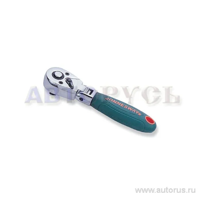Трещотка короткая с шарниром 36 зубцов 1/4DR, 125 мм JONNESWAY R4202