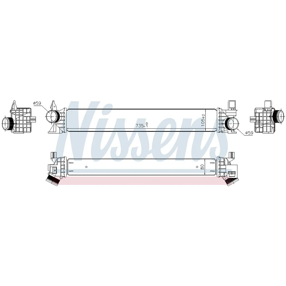 Интеркулер PSA JUMPER/Ducato 2.0 BlueHDI 06- 961479