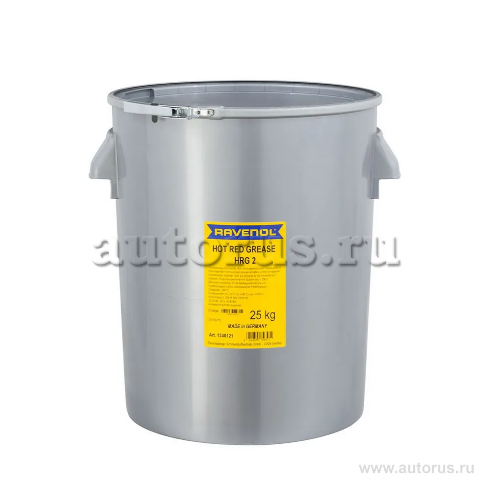 Смазка пластичная RAVENOL Hot Red Grease HRG 2 25 кг Ravenol 1340121-025