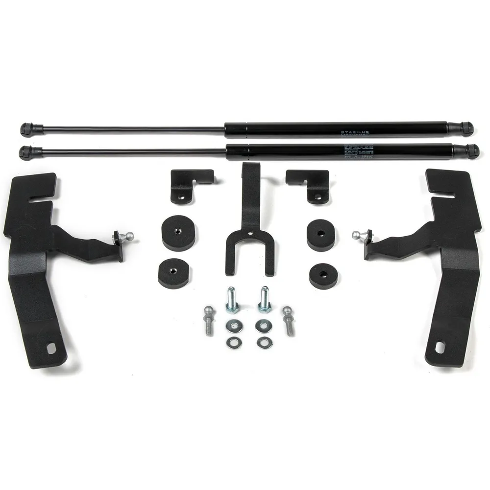 Газовые упоры капота Rival для Volkswagen Amarok I рестайлинг (V - 2.0D) 05.2017-2019/(V - 3.0D) 2016-2019, 2 шт., A.ST.5808.1
