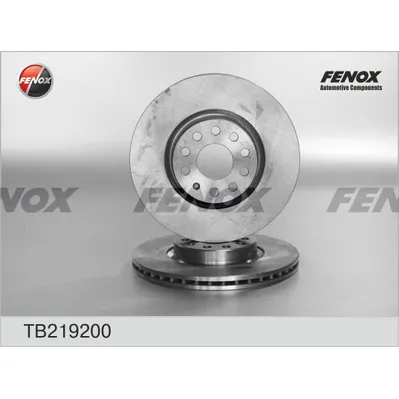 Диск тормозной передний VAG+SKODA ALL 03-> /VENT D=312MM FENOX TB219200