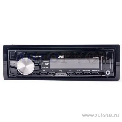 Проигрыватель CD,MP3 JVC KD-R567EED, 4x50вт, AUX, USB