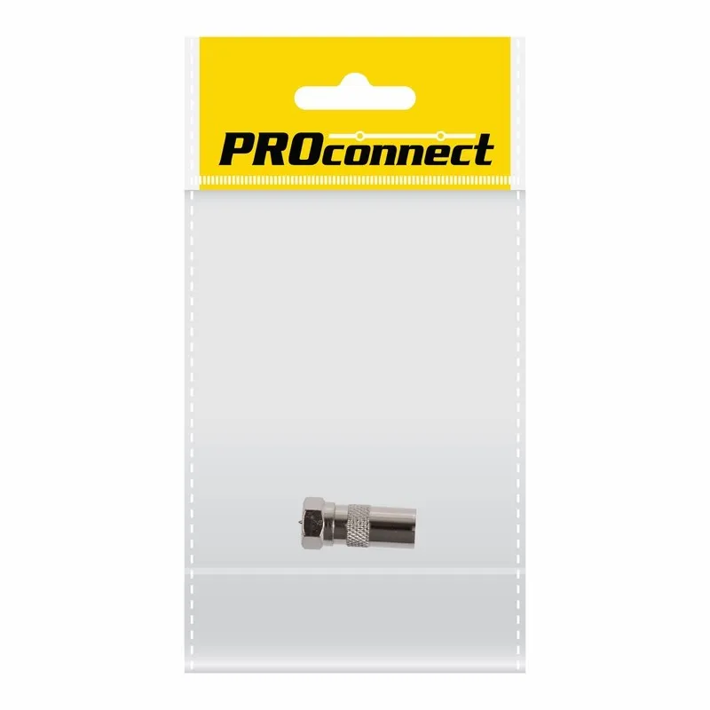 Переходник антенный, (штекер TV - штекер TV), (1шт.) (пакет) PROconnect 05-2302-4-7