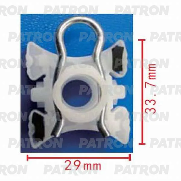 Фиксатор пластиковый BMW применяемость: стёкла PATRON P37-0326