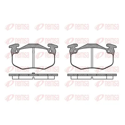 Колодки дисковые з REMSA REMSA 014450