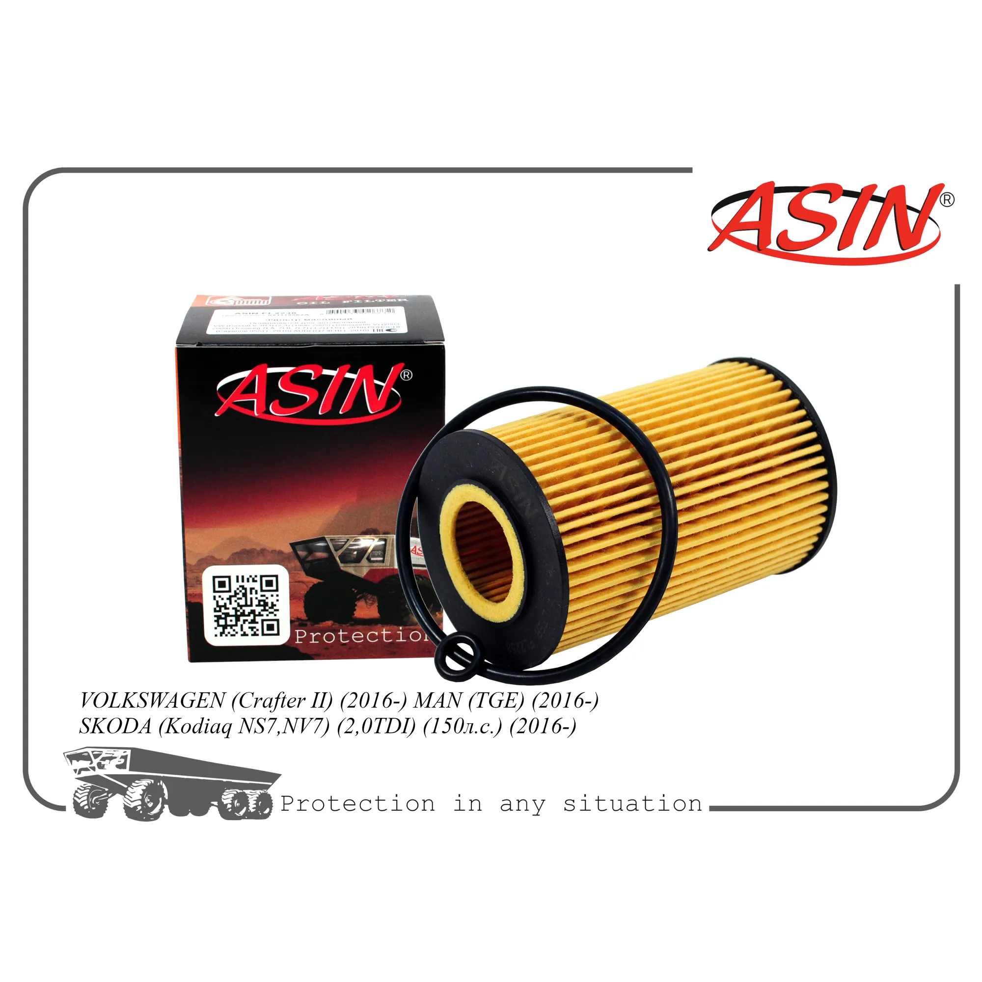 Фильтр масляный 03N 115 562 B/ASIN.FL2258 ASIN