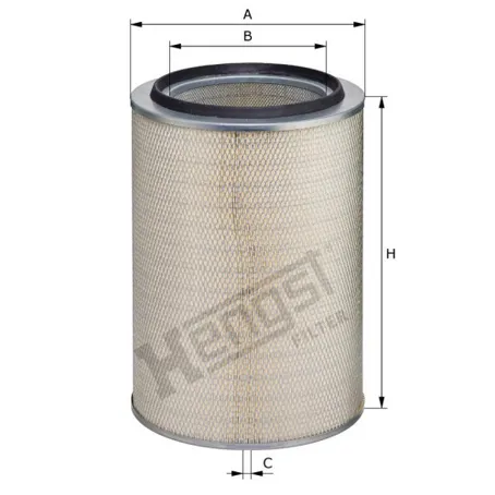 Фильтр воздушный HENGST E433L