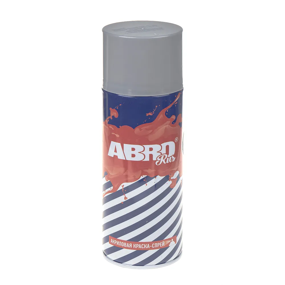 Краска-спрей акриловая № 89 серая матовая (грунтовка) 400 мл ABRO SPO-089-R