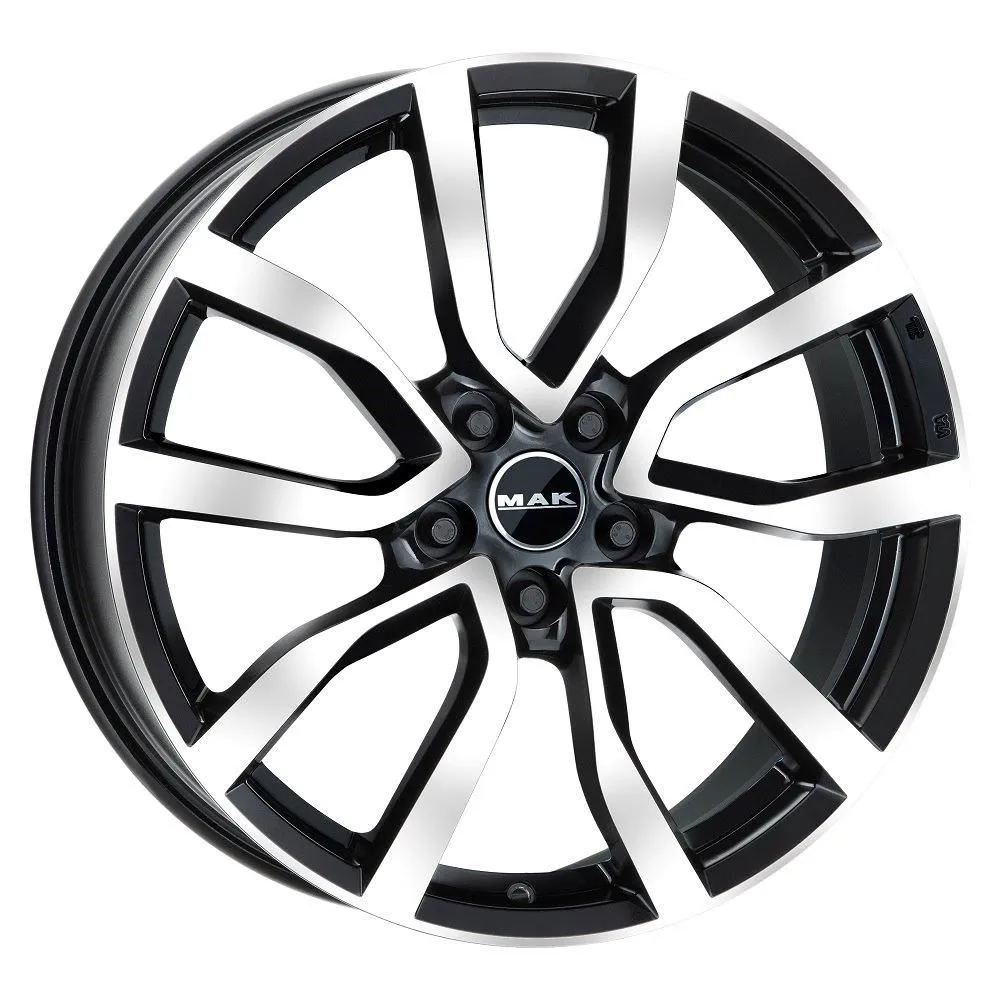 Диск литой R21 8.5J 5x112/66.6 ET40 MAK Midlands Black Mirror F8521NDBM40WS3X