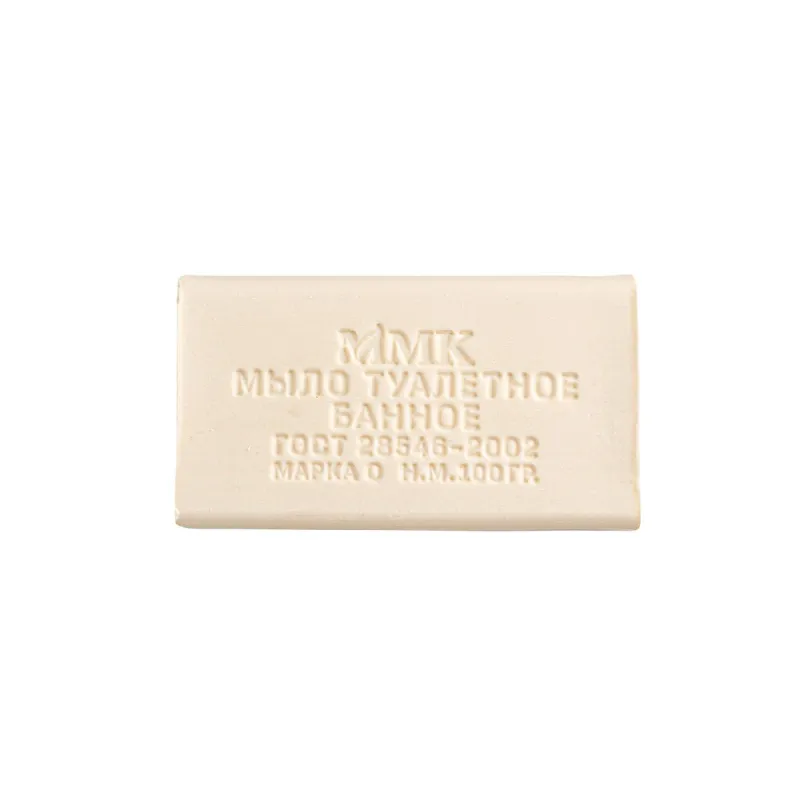 Мыло туалетное Банное без обертки 100гр. МКТУ0321 1648298