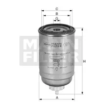 Фильтр топливный UNIVERSAL /Truck/Bus/Industrial MANN-FILTER PL 150