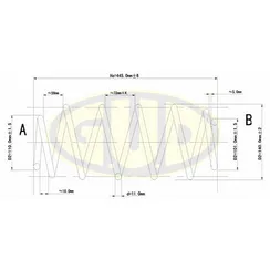 ПРУЖИНА ПЕР Citroen C3 1.4 02> G.U.D GCS015632