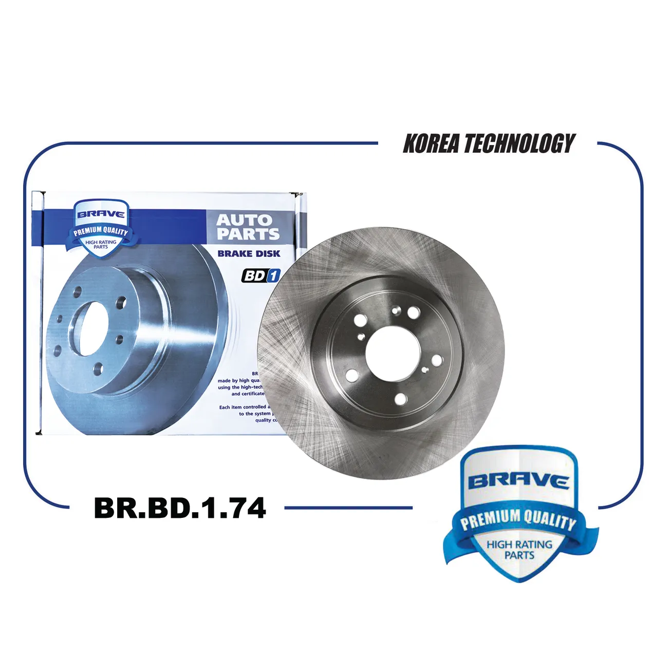 Диск тормозной передний 3501100XGW02A HAVAL JOLION 4WD BRAVE BRBD174