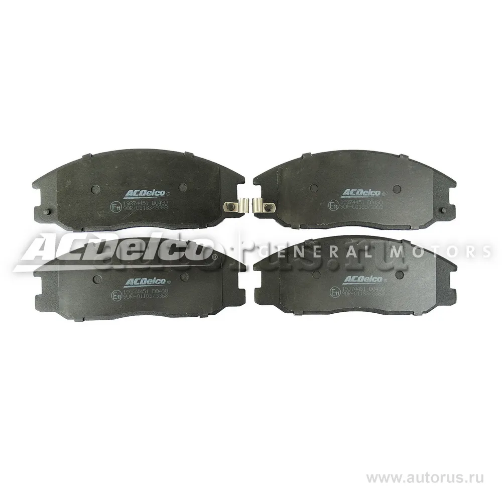 Колодки передние SsangYong KYRON / ACTYON / REXTON ACDelco 19374451