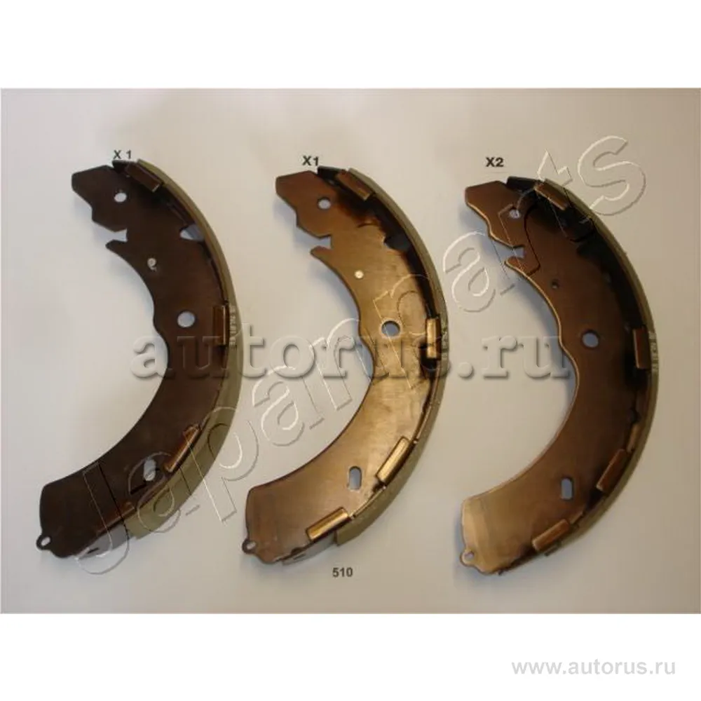 Колодки барабанные MITSUBISHI L200 2006-> JAPANPARTS GF-510AF