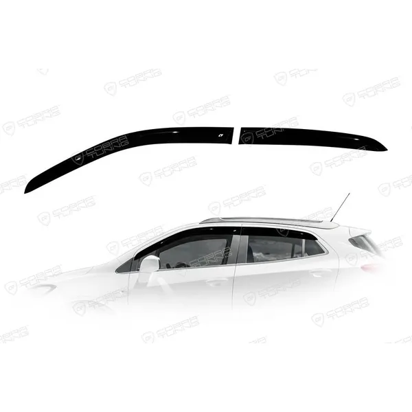 Дефлектора на окна Opel Mokka 2012EuroStandard деф.окон Cobra Tuning OE13312