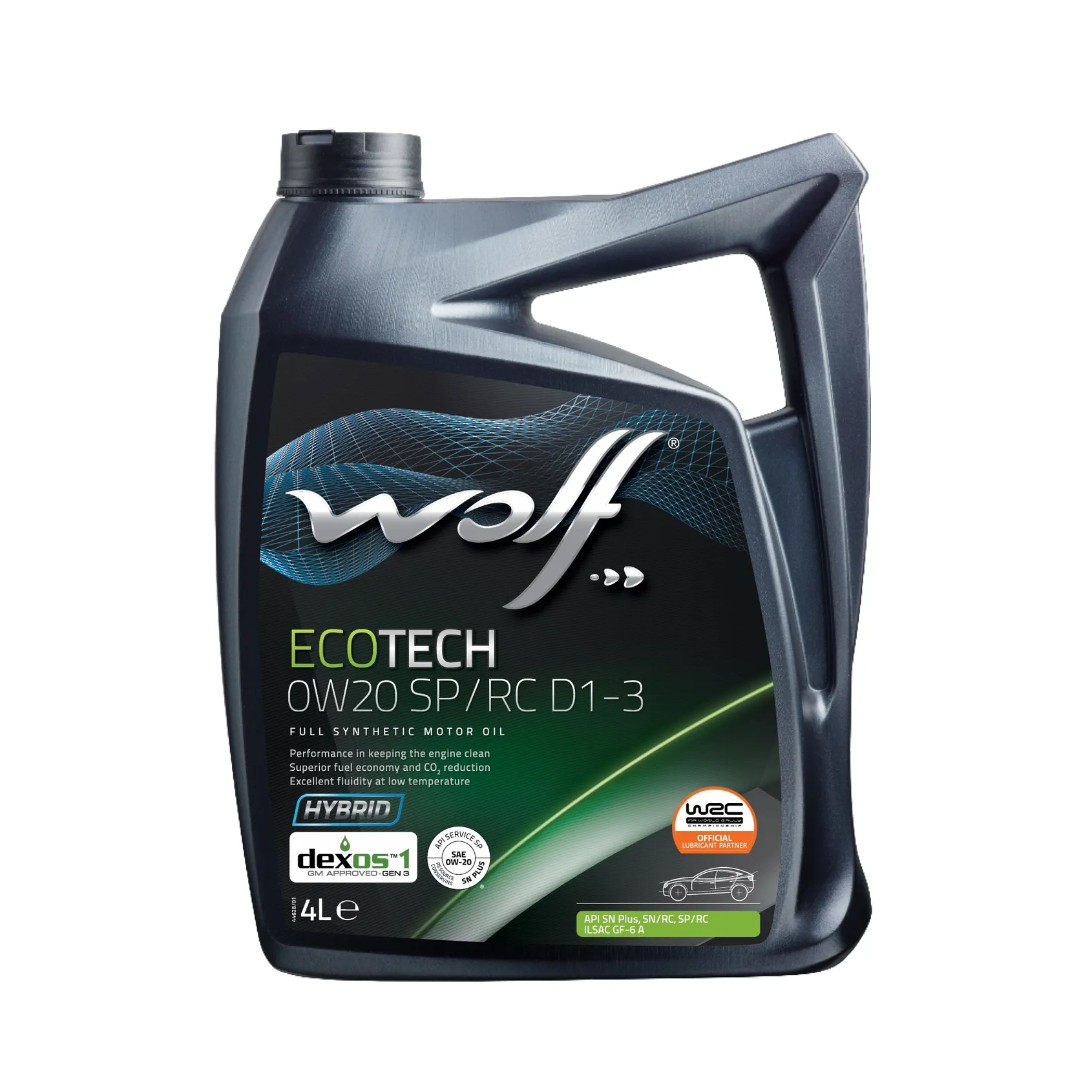 Масло моторное Wolf 0W-20 синтетическое 4 л 1049891