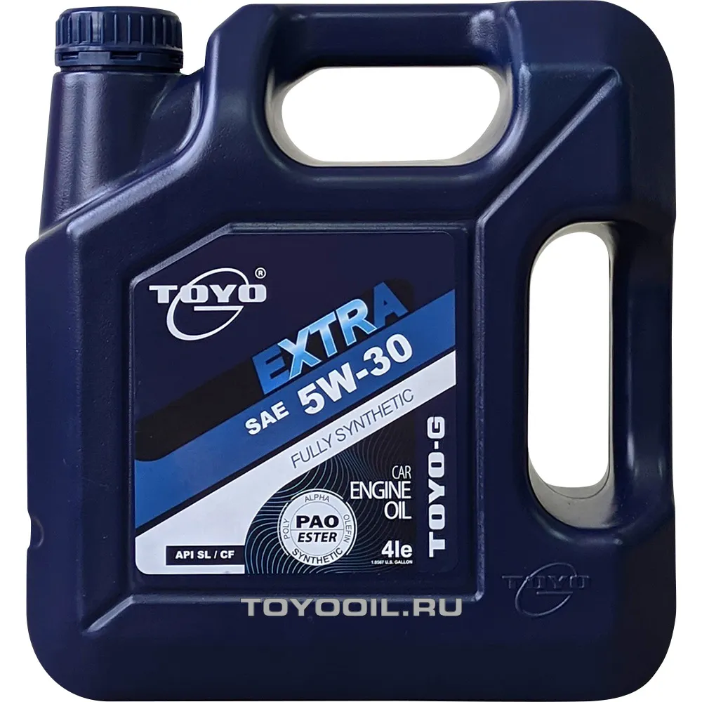 Масло моторное TOYO-G Extra 5W-30 синтетическое 4 л 9555131408245