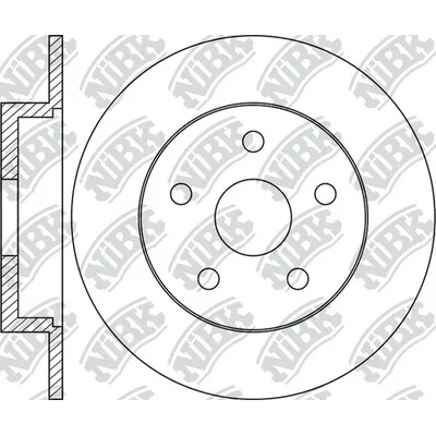 Диск тормозной задний FORD MONDEO V HATCHBACK /D=302MM NIBK RN1758