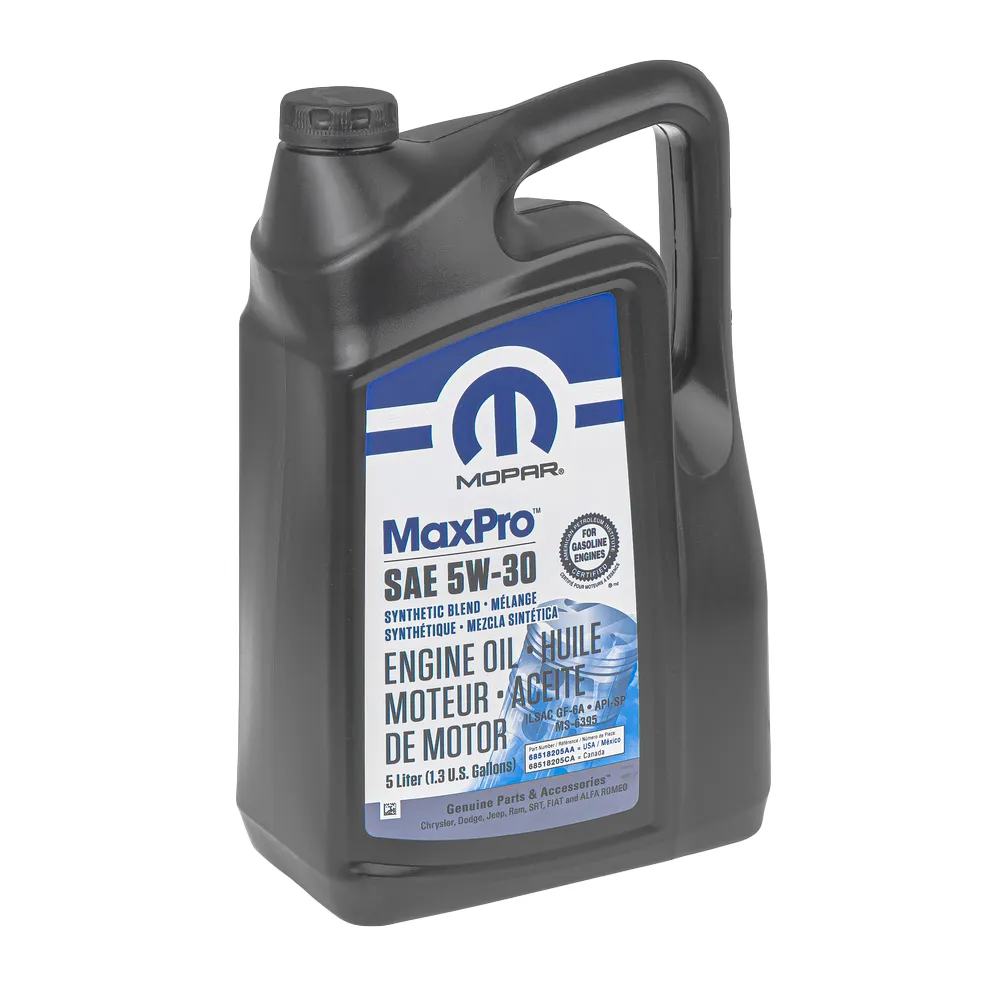Масло моторное MOPAR SN 5W-30 синтетическое 5 л 68518205AA