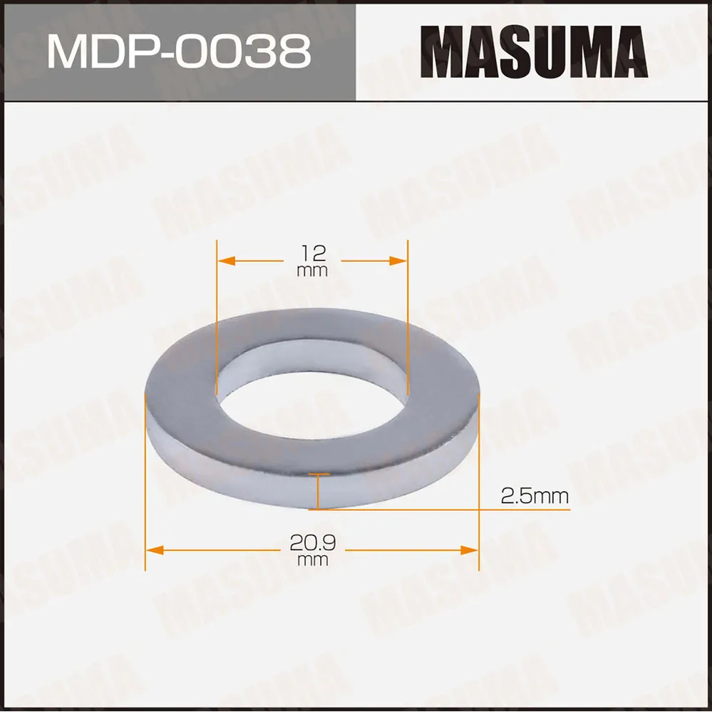 Шайба (прокладка) для болта маслосливного MASUMA MDP-0038
