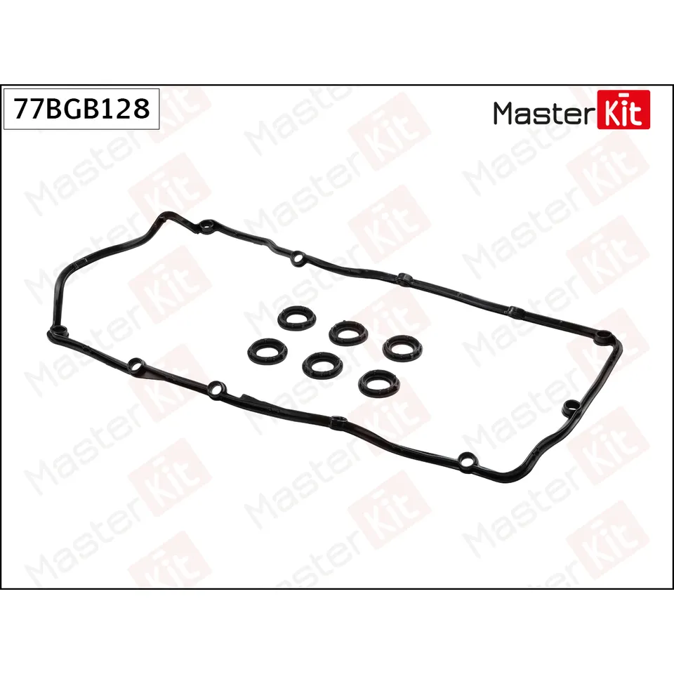 Прокладка клапанной крышки AUDI AMV, AYL, AYT, AZZ, BAA, BDB, BDE MASTERKIT 77BGB128