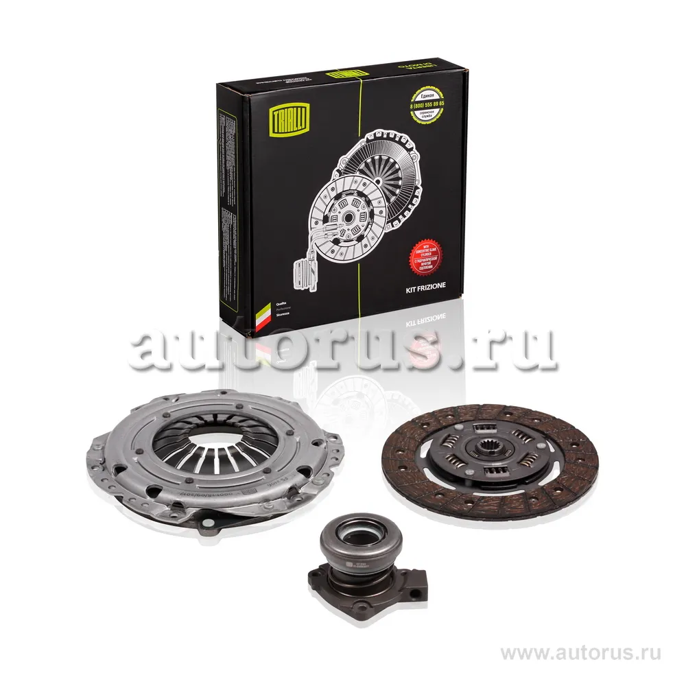 Сцепление в сборе для а/м Opel Vectra B (95-) 1.6i 16V (с гидр.муфт) TRIALLI FR 2107