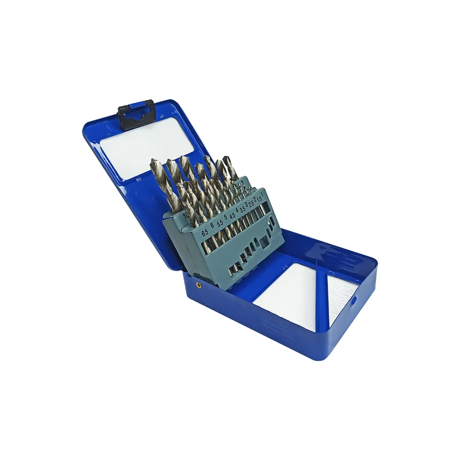Набор сверл, 19 предметов, от 1 до 10 мм, HSS VertexTools 0987-19