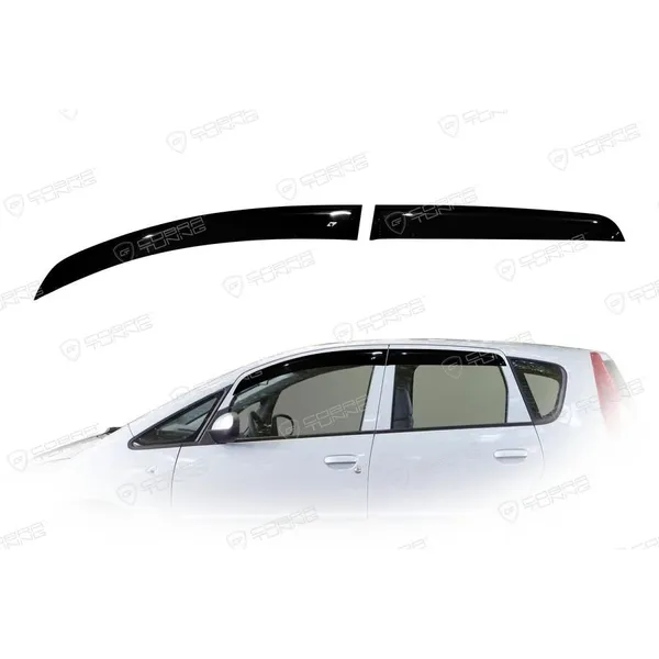 Дефлектора на окна Mitsubishi Colt 5d (Z30) 2004-2012EuroStandard деф.окон Cobra Tuning ME40204