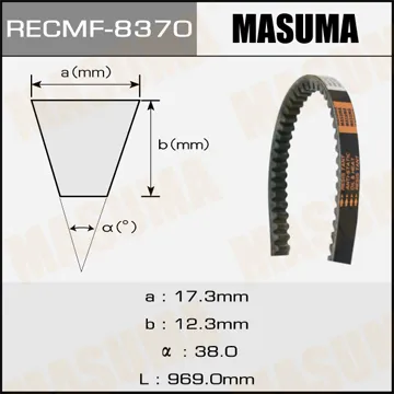 Ремень клиновидный Masuma рк.8370 MASUMA 8370
