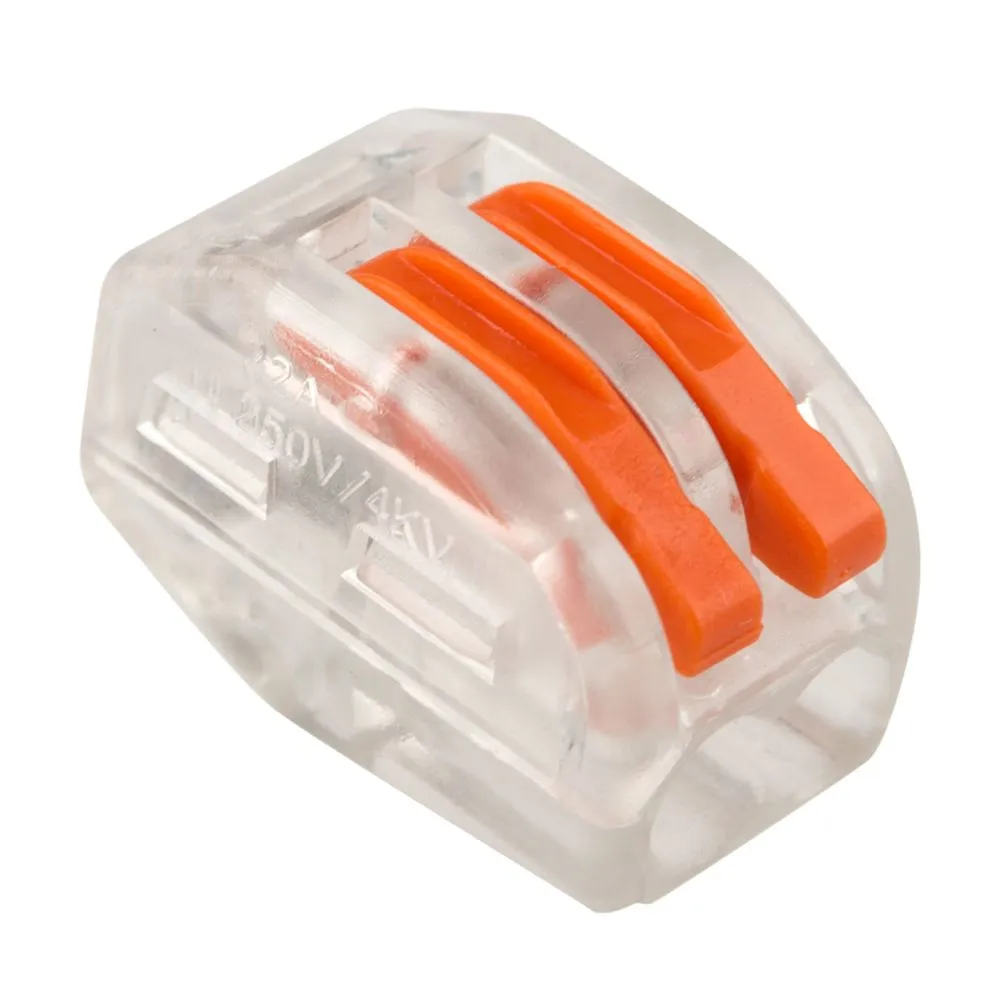 Универсальная клемма 2-проводная, прозрачная (0,08-2,5/4 мм) (50 шт./уп.) REXANT REXANT 0752521