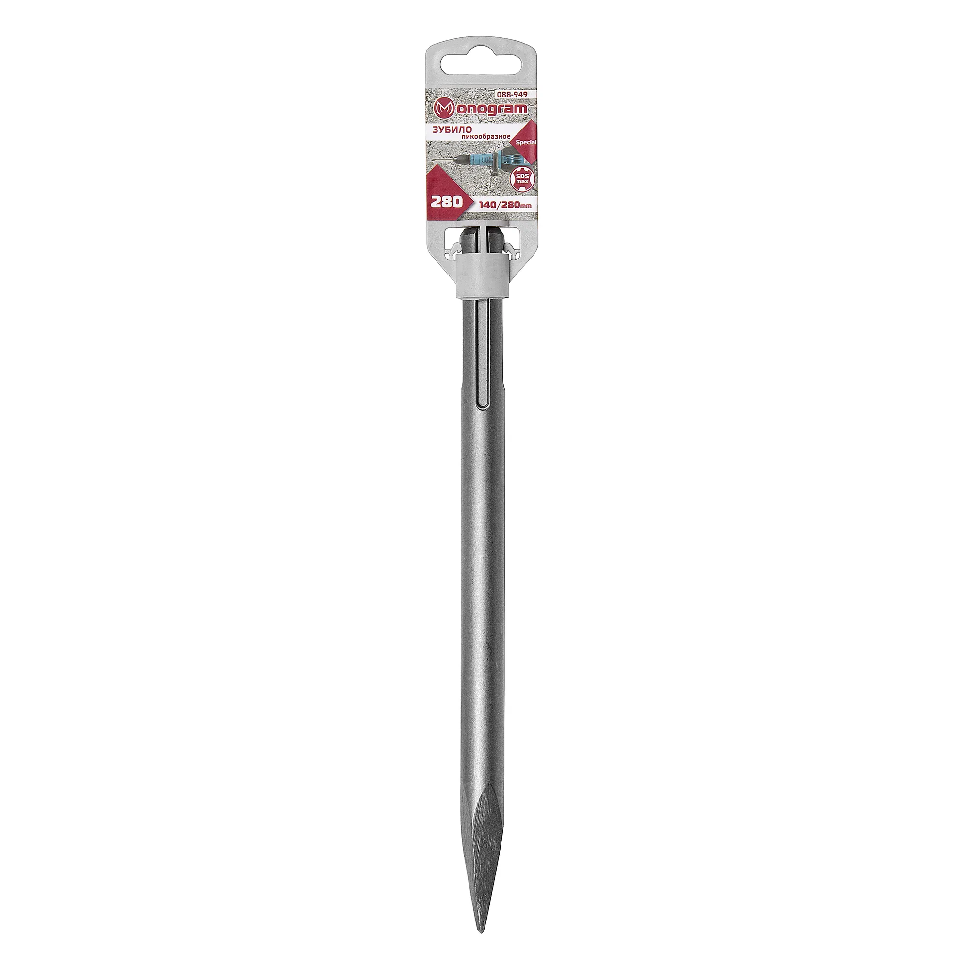 Зубило MONOGRAM Special SDS-max пикообразное 280 мм Monogram 088-949
