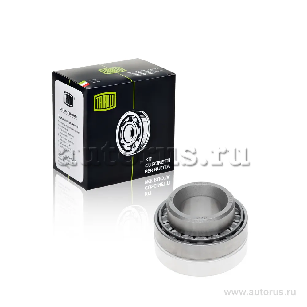Подшипник ступицы для а/м ГАЗ 24 перед. внутр. (ролик.конич.) (7806) TRIALLI CS 806