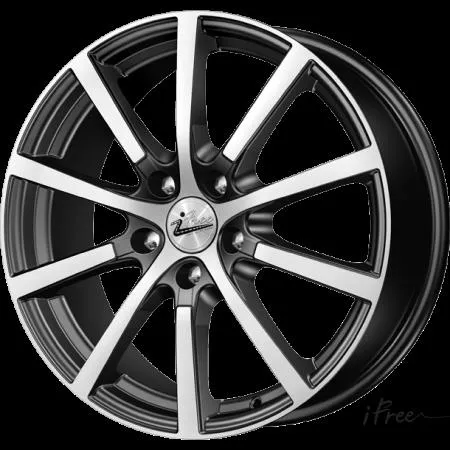 Диск литой R17 7J 5x114.3/67.1 ET45 IFREE Big Byz Блэк Джек 327814
