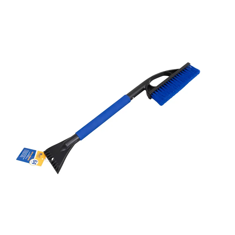 Щетка зимняя со скребком (64 см) синяя щетина KRAFT KT 830068