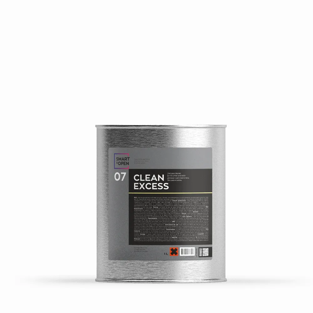Очиститель битумных пятен и смол Bitum cleaner Excess 07 флакон 1000 мл Smart Open SMART OPEN 15071жб