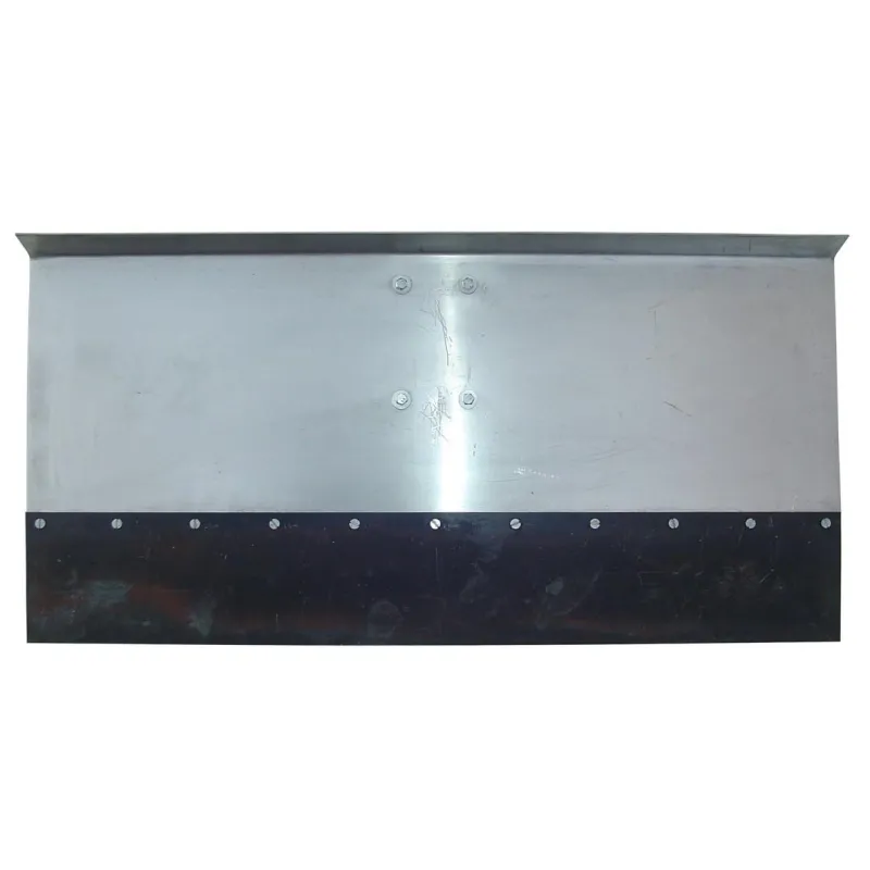 Лопата снеговая 750х350х2 мм. алюминиевая однобортная с накладкой