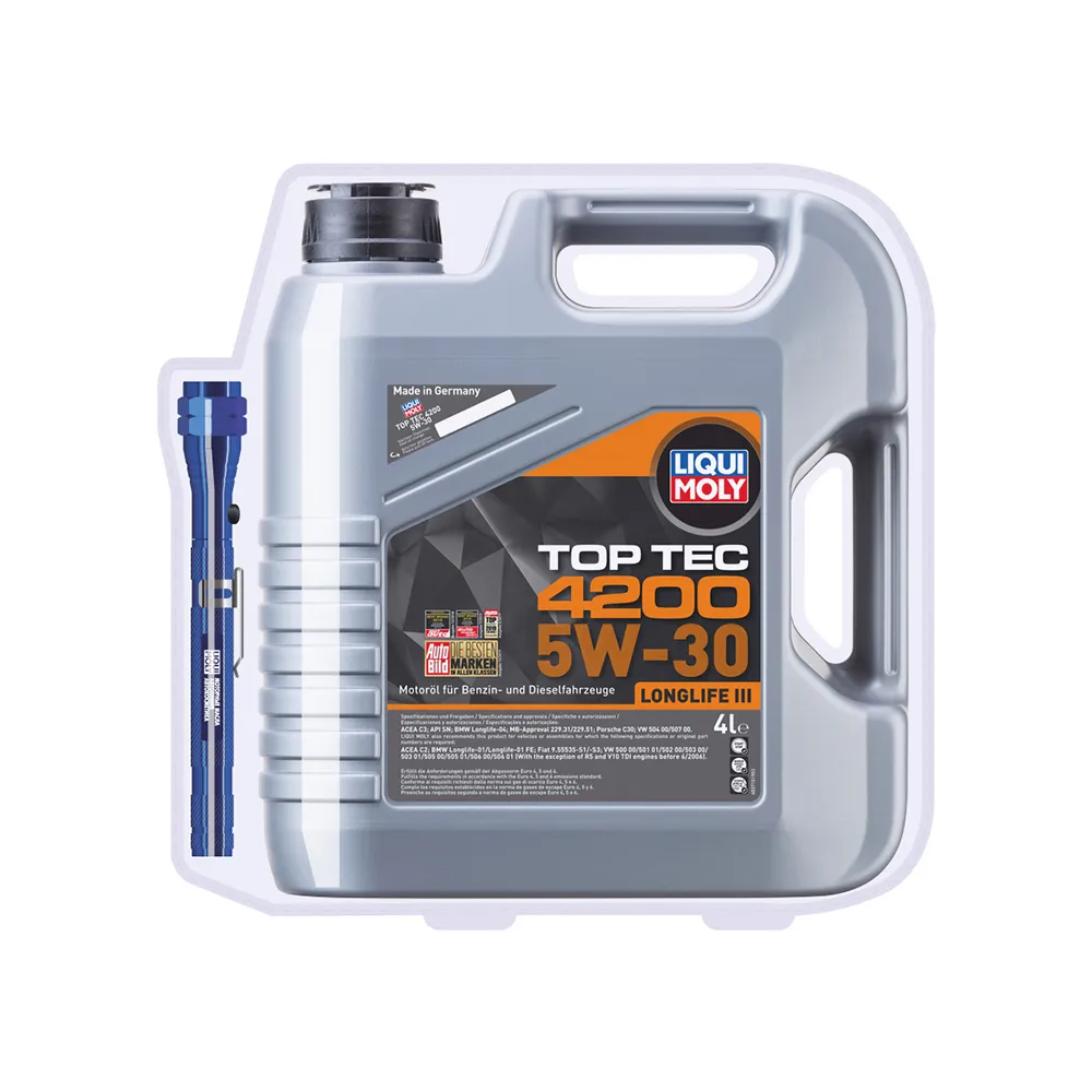 Масло моторное LIQUI MOLY Top Tec 4200 5W-30 синтетическое 4 л 3715D